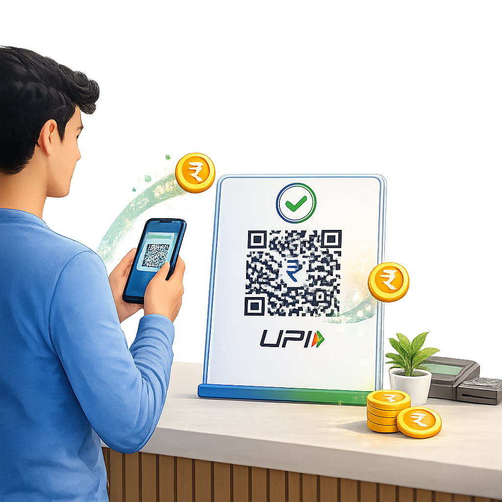 How UPI QR Works